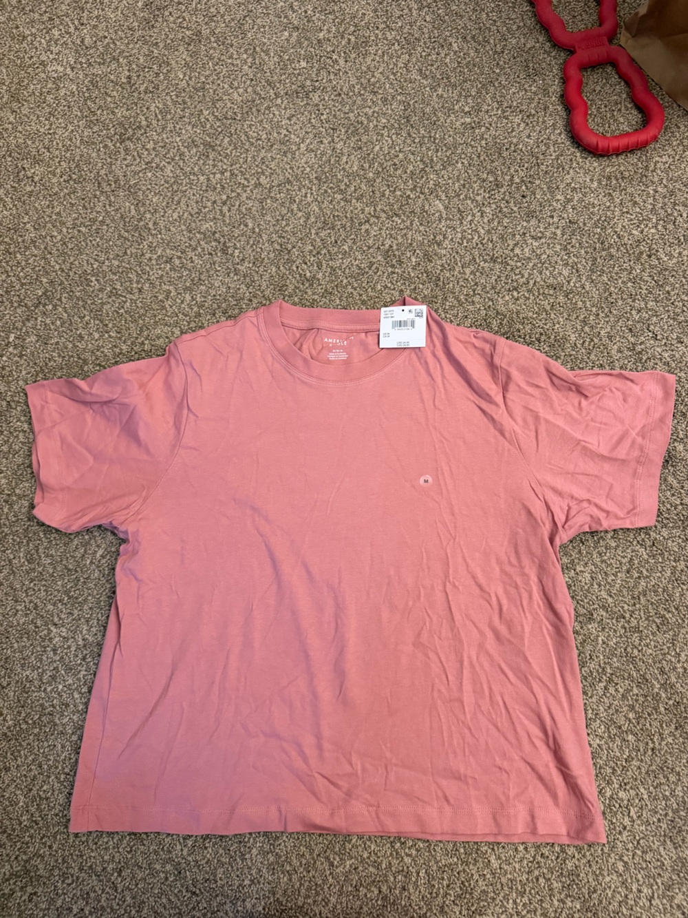 American Eagle Outfitters Pink Short Sleeve Tee